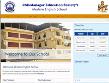 Tablet Screenshot of chhedanagareducationsociety.org.in